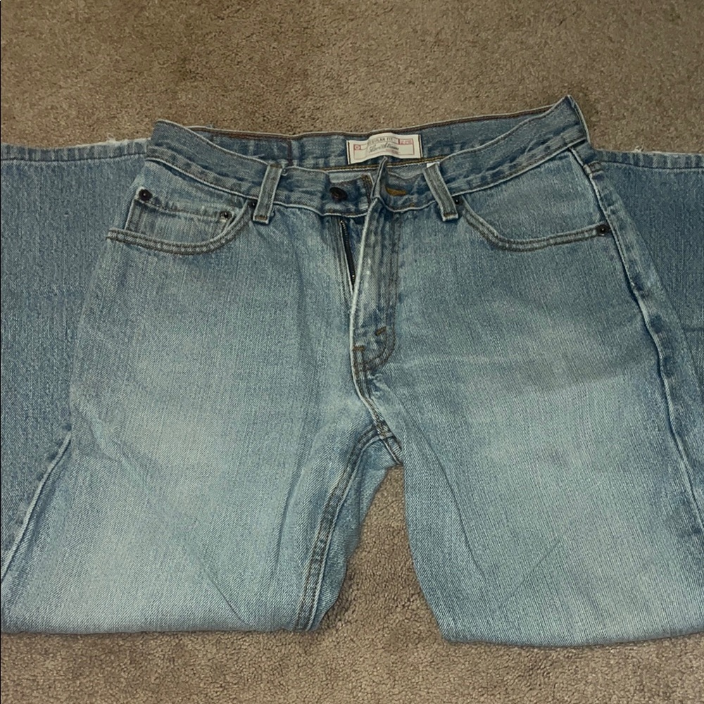 Signature by Levi Strauss Blue Relaxed Jeans